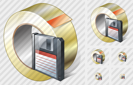 Adhesive Tape Save Symbol