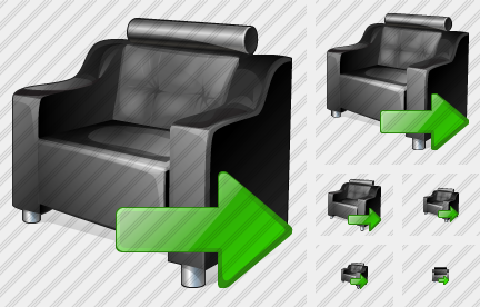 Icône Armchair Export Icône Armchair Export