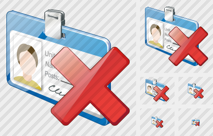 Badge Delete Symbol