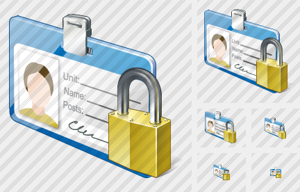 Icono Badge Locked
