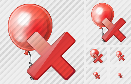 Icona Palloncino Elimina Icona Palloncino Elimina