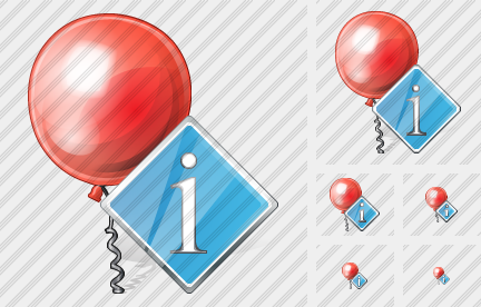Icona Palloncino Info Icona Palloncino Info