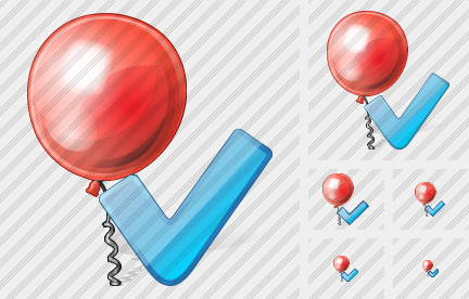 Icona Palloncino Ok Icona Palloncino Ok