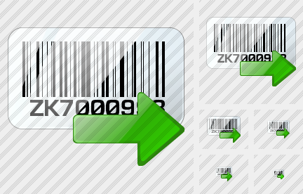 Icône Bar Code Export