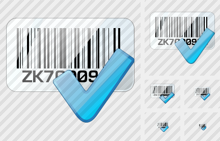 Icône Bar Code Ok