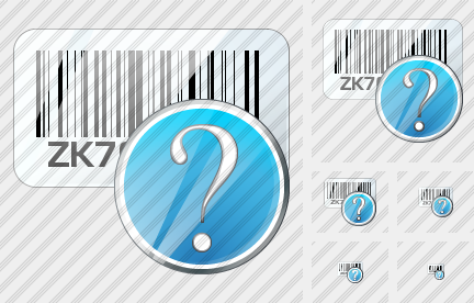 Icône Bar Code Question