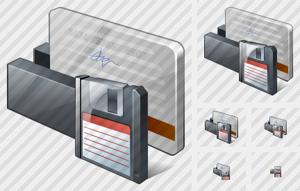 Card Reading Device Save Icon