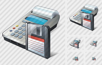 Cash Register Save Symbol