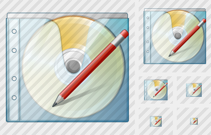 Иконка Коробка с диском Редактировать