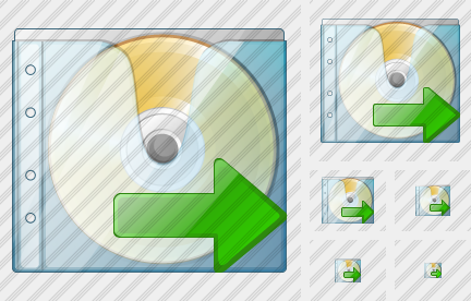 Icono CD Box Export