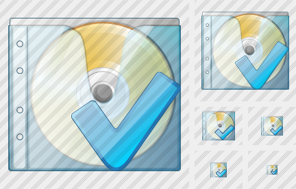 CD Box Ok Icon