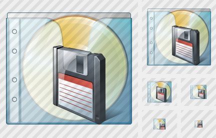 CD Box Save Icon