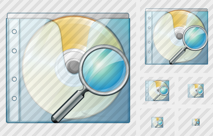 CD Box Search Icon