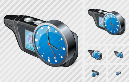 Icona Ciondolo Orologio Icona Ciondolo Orologio