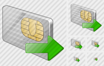 Icono Chip Card Export