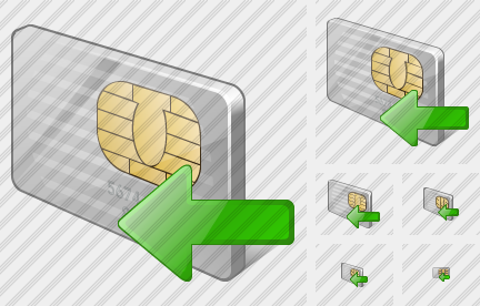 Chip Card Import Icon