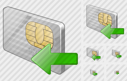 Icône Chip Card Import