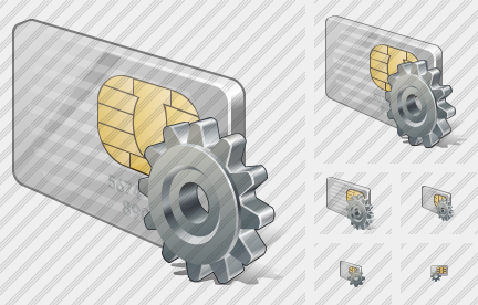 Icono Chip Card Settings