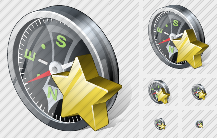 Icône Compass Favorite Icône Compass Favorite