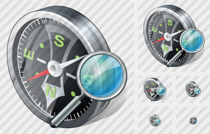 Icône Compass Search Icône Compass Search