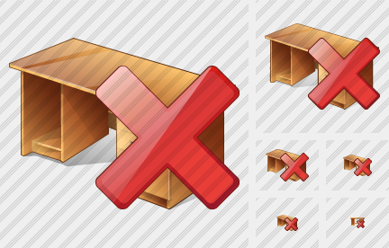 Computer Desktop Delete Icon