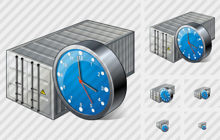Container Clock Symbol