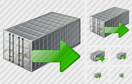 Icône Container Export