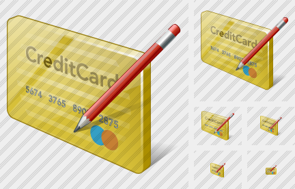 Icono Credit Card Edit