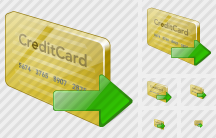 Credit Card Export Icon