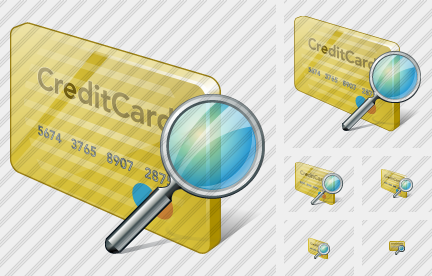 Credit Card Search Icon