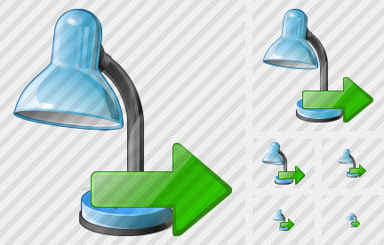 Desk Lamp Export Icon