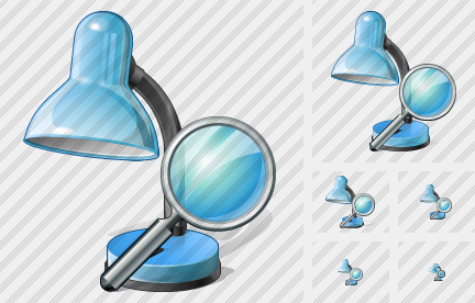 Desk Lamp Search Icon