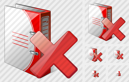 Icono Doc Folder Delete