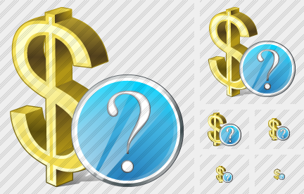 Icono Dollar Question