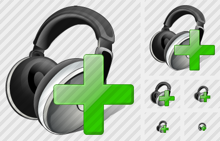 Ear Phone Add Symbol Ear Phone Add Symbol