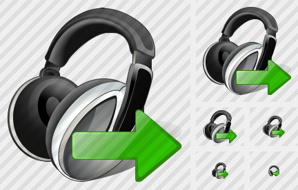 Ear Phone Export Icon