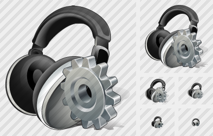 Ear Phone Settings Symbol