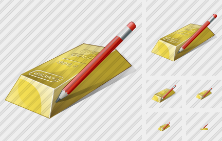 Gold Edit Symbol Gold Edit Symbol