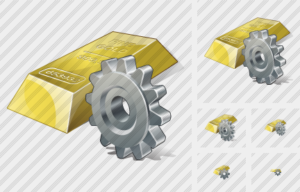 Icona Lingotto d'Oro Impostazioni