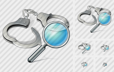 Icono Handcuffs Search