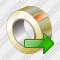 Adhesive Tape Export Icon