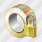 Adhesive Tape Locked Icon