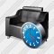 Armchair Clock Icon