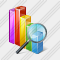 Chart Search 2 Icon
