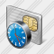 Chip Card Clock Icon