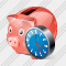 Coin Box Clock Icon