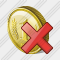 Coin Delete Icon