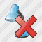 Desk Lamp Delete Icon