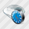 Diamond Clock Icon