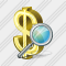 Dollar Search Icon